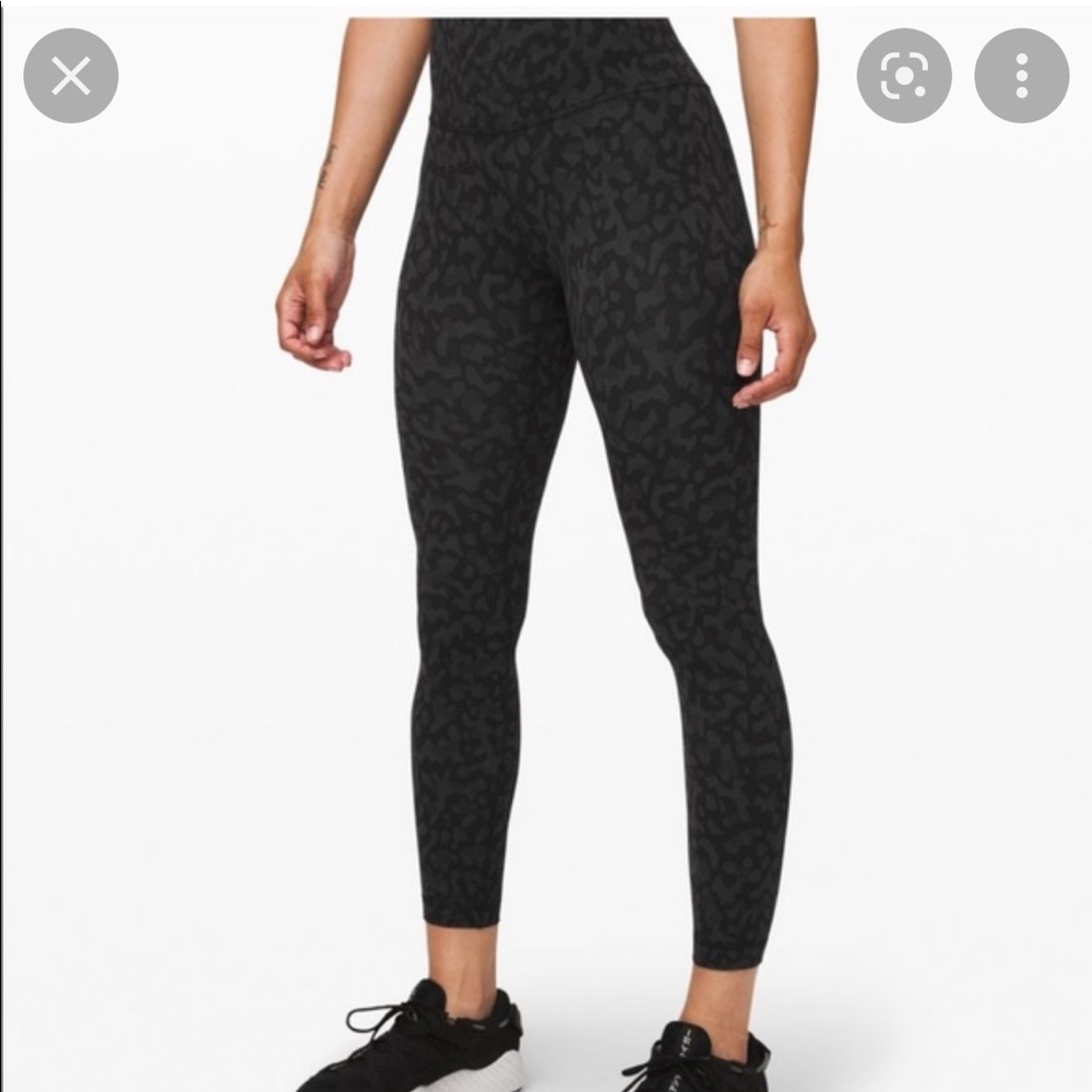 Lululemon Align Black Camo Leopard